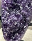 Beautiful Large Amethyst Cluster with Calcite Crystals Inclusions - AWS1408