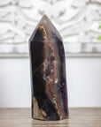 Amethyst Agate & Jasper Stone Obelisk  - STP0032