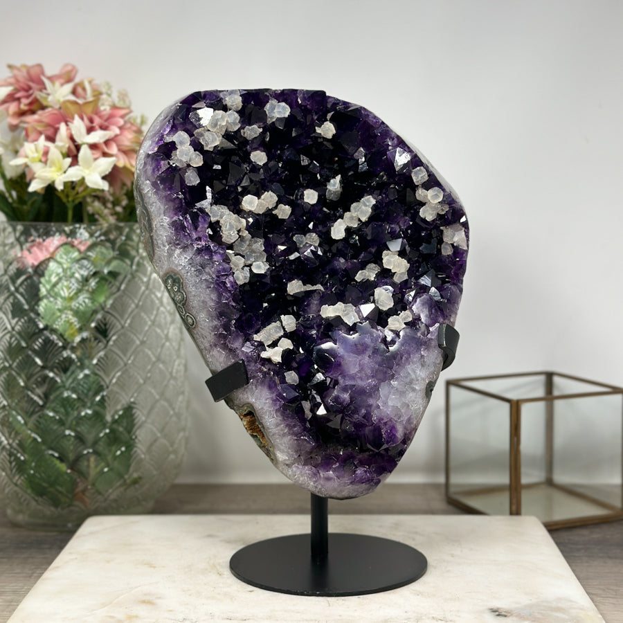 A+ Grade Natural Large Amethyst Crystal Specimen full of Stalactites - MWS0899