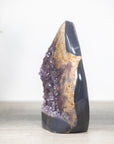 Amethyst, Jasper & Agate Stone Flame Carving - FST0098