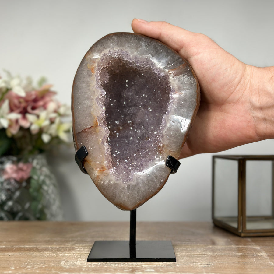 Natural Pink Amethyst Geode - Perfect gift for her - MWS0924