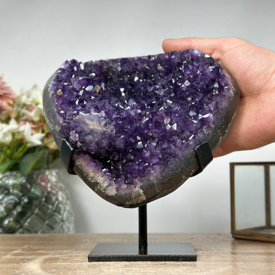 Stunning Large Amethyst Crystal Geode, Perfect for Home Decor - MWS0987