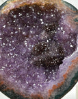 Unique Amethyst Geode with Hematite Formation and Beautiful Shell - MWS1416