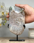 Stunning Sugar Druzy Quartz Specimen, Stand Included - MWS1580