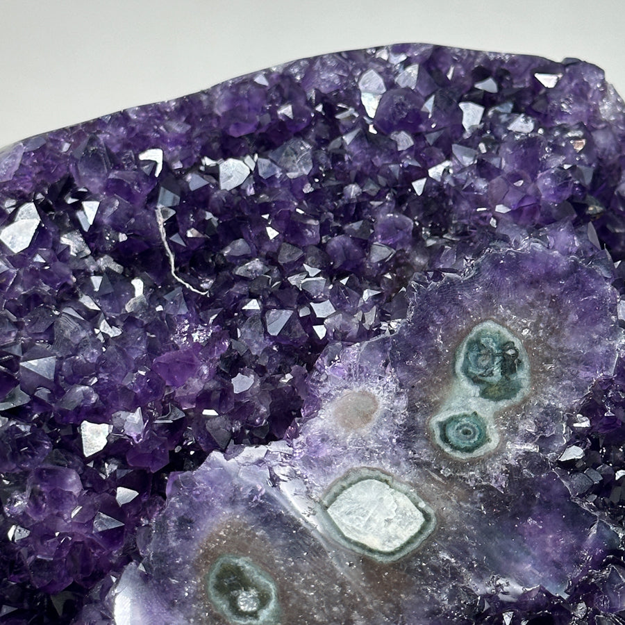 Beautiful Amethyst Crystal with Stalactite Eye Formation - CBP0529