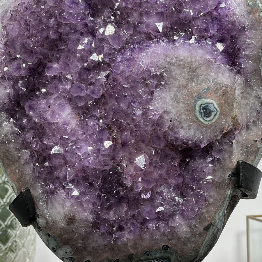 Large Natural Amethyst Cluster, Ready to Display Specimen - AWS1439