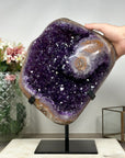 Rare Amethyst & Quartz with Double Crystallization Cluster - Ideal for home Decor - MWS0922