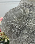 Massive Quartz Specimen with Intricate Calcites and Sparkling Crystals - AWS1437