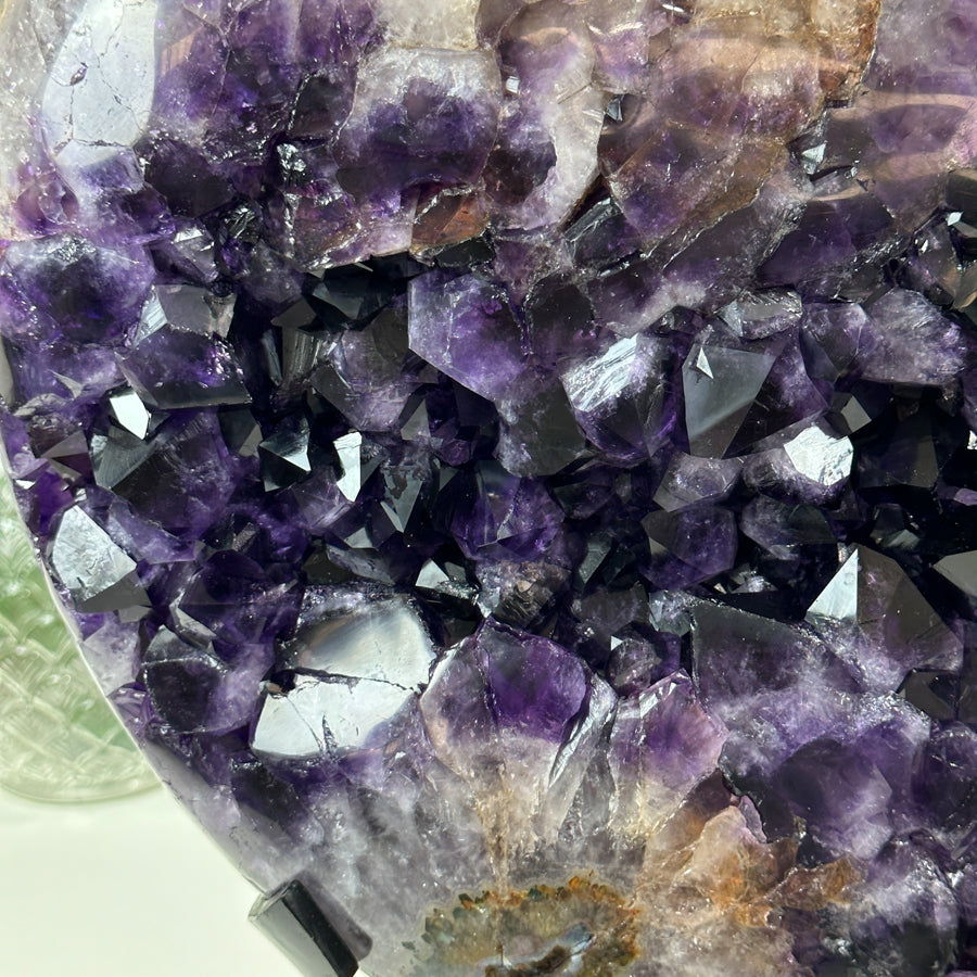 XXL Premium Amethyst Stone Heart - HAM0199