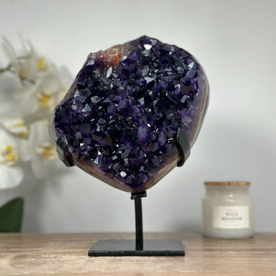 Deep Purple A Grade Uruguayan amethyst Cluster - MWS1322