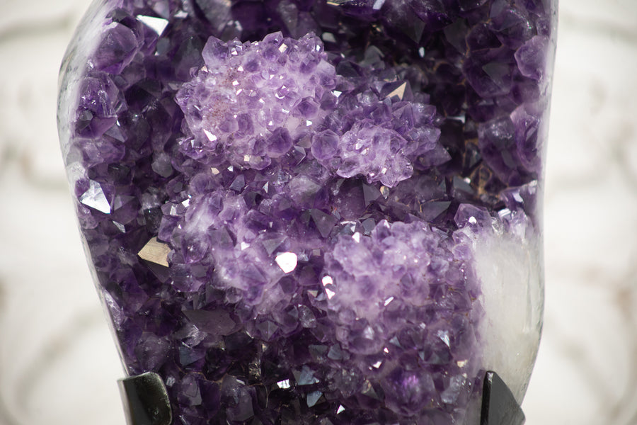 Outstanding Natural Large Amethyst Specimen with unique Calcite Formation - MWS0660