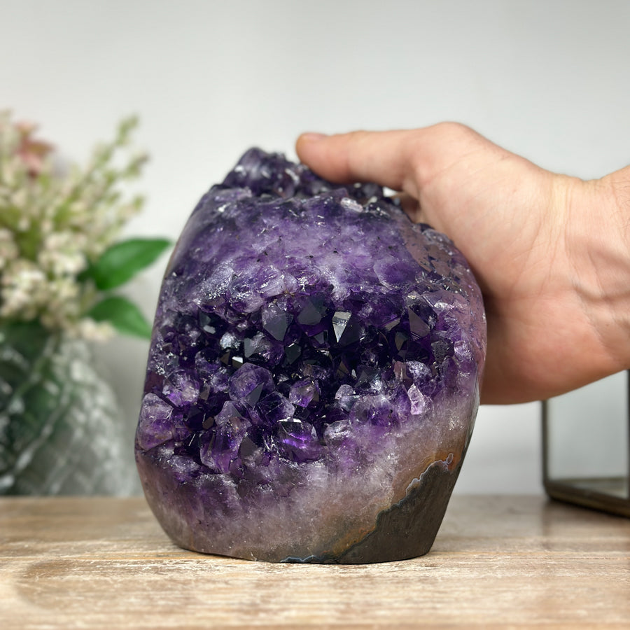 Deep purple Natural Amethyst Cathedral - CBP0763