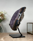 Natural Large Amethyst Geode, Stand Included - AWS1356