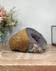 Unique Natural Amethyst Stone Geode: A Vibrant, Energy-Enhancing Showpiece - AMGE0172