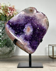 Stunning Large Amethyst & Pink Jasper Specimen - MWS1233