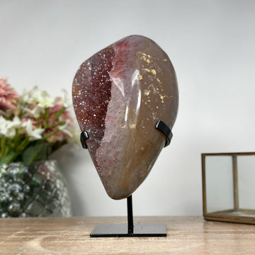 One of a Kind Pink Amethyst Geode - MWS0992