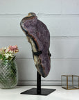 XXL Natura Lavander Amethyst Cluster with Stunning Agate Shell - AWS1444