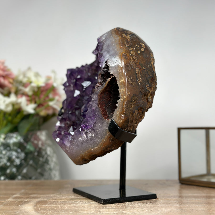 Beautiful Natural Large Amethyst Geode, Perfect for Home or Office - MWS0993