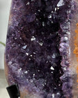 Stunning Natural Amethyst & Quartz Geode, Metallic Stand Included - MWS1530