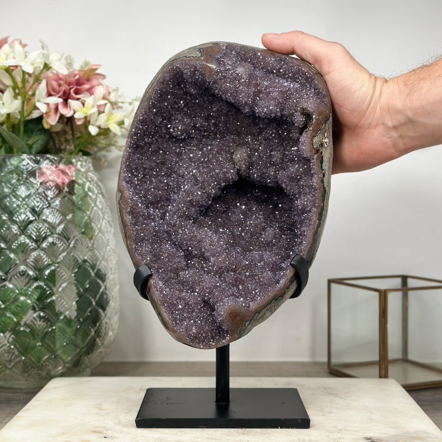 XXL Rainbow Amethyst Stone, Ready to Display - AWS1211