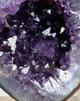 Gorgeous Natural Amethyst Geode with Large Deep Purple Crystals - MWS1640