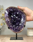 Amethyst Geode with Large & Shinny Crystals - MWS1658