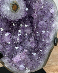 Natural Amethyst Crystal Geode with Stalactite Eye Formation - MWS1344