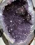 Large Natural Amethyst Geode with Agate Shell - MWS1669