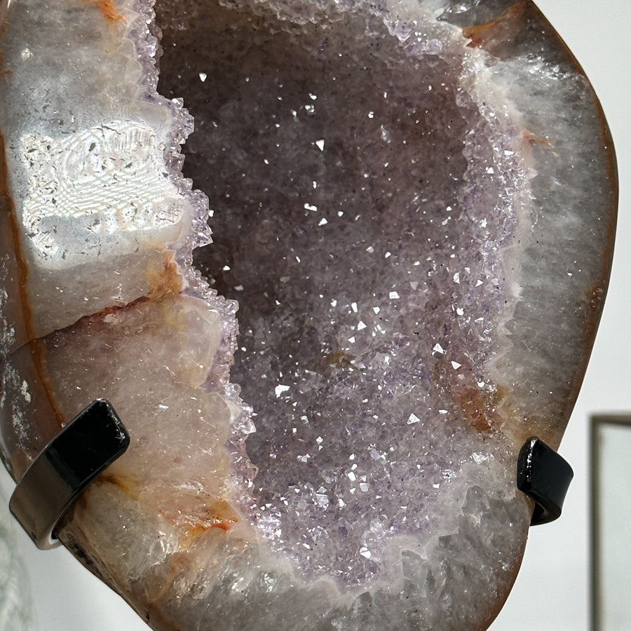 Natural Pink Amethyst Geode - Perfect gift for her - MWS0924