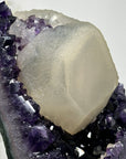 Beautiful Amethyst & Calcite Specimen, Collector Grade Crystal - MWS0917