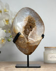 Natural Yellow Sugar Druzy Geode - MWS1597