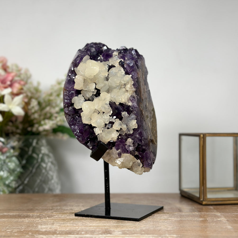 Rare Amethyst &amp; Jasper Cluster Specimen - MWS1093