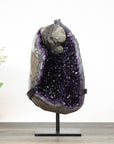 Uruguayan Amethyst Large Geode with Unique Calcite Inclusion - MWS0366