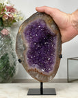 Charming Natural Amethyst & Quartz Geode Centerpiece - MWS0914