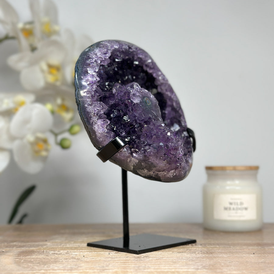 Amethyst Geode with Stalactite Formation - MWS1689