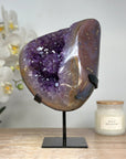 Outstaning Natural Amethyst Geode with Stalactite Formation - MWS1703