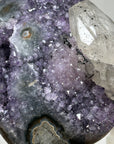 Natural Amethyst Cluster with Calcite Formation - MWS1341