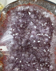 Rare Amethyst Crystal Geode with Beautifull Red Banding - MWS1659