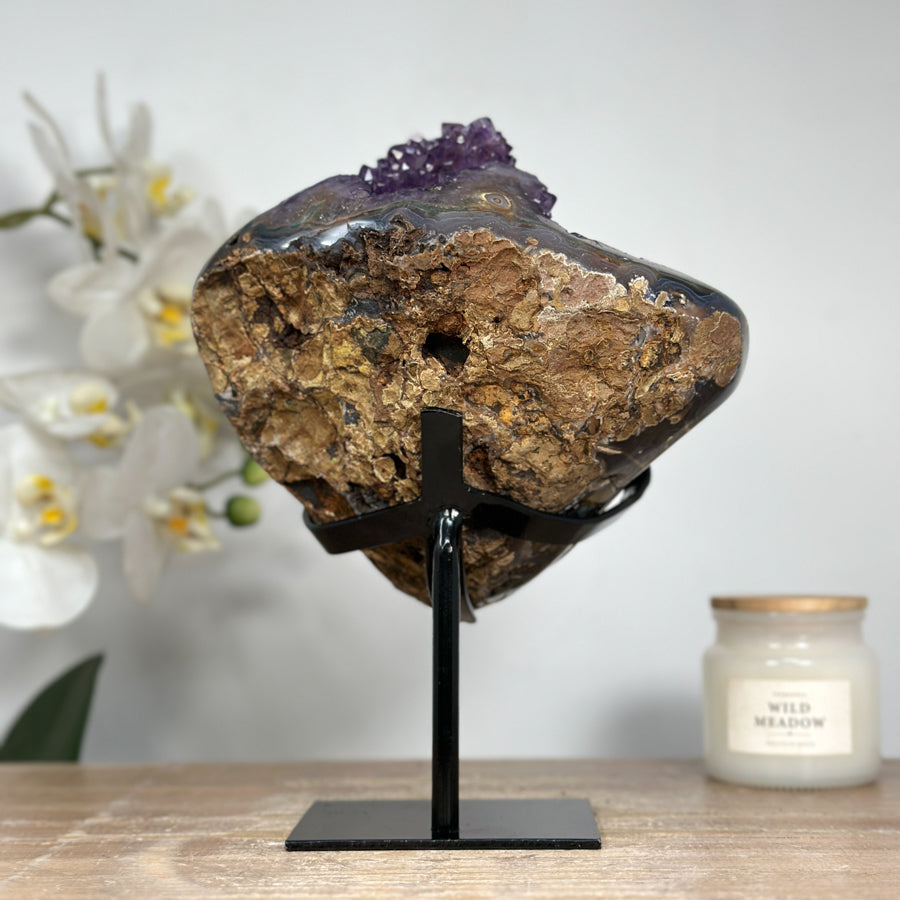 Unique Natural Amethyst Stalactite Crystal Formation - MWS1536