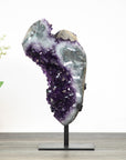 XXL Polished Amethyst Freeform with Large and Deep Purple Crystals - MWS0368