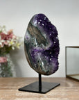 Polished Amethyst Stone, Deep Purple Amethyst Specimen - AWS0555