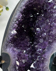 Natural XXL Agate & Amethyst Geode, Metallic Stand Included - MWS1452