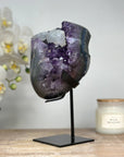 Beautiful Amethyst Geode with Calcite & Black Hematite - MWS1679