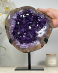 Large Natural Uruguayan Amethyst Geode, Super Shinny Crystals - MWS1550