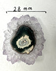 High-Quality Amethyst & Agate Stalactite Slices for Jewelers - Wholesale Bulk Pack - STS0003