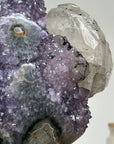 Natural Amethyst Cluster with Calcite Formation - MWS1341