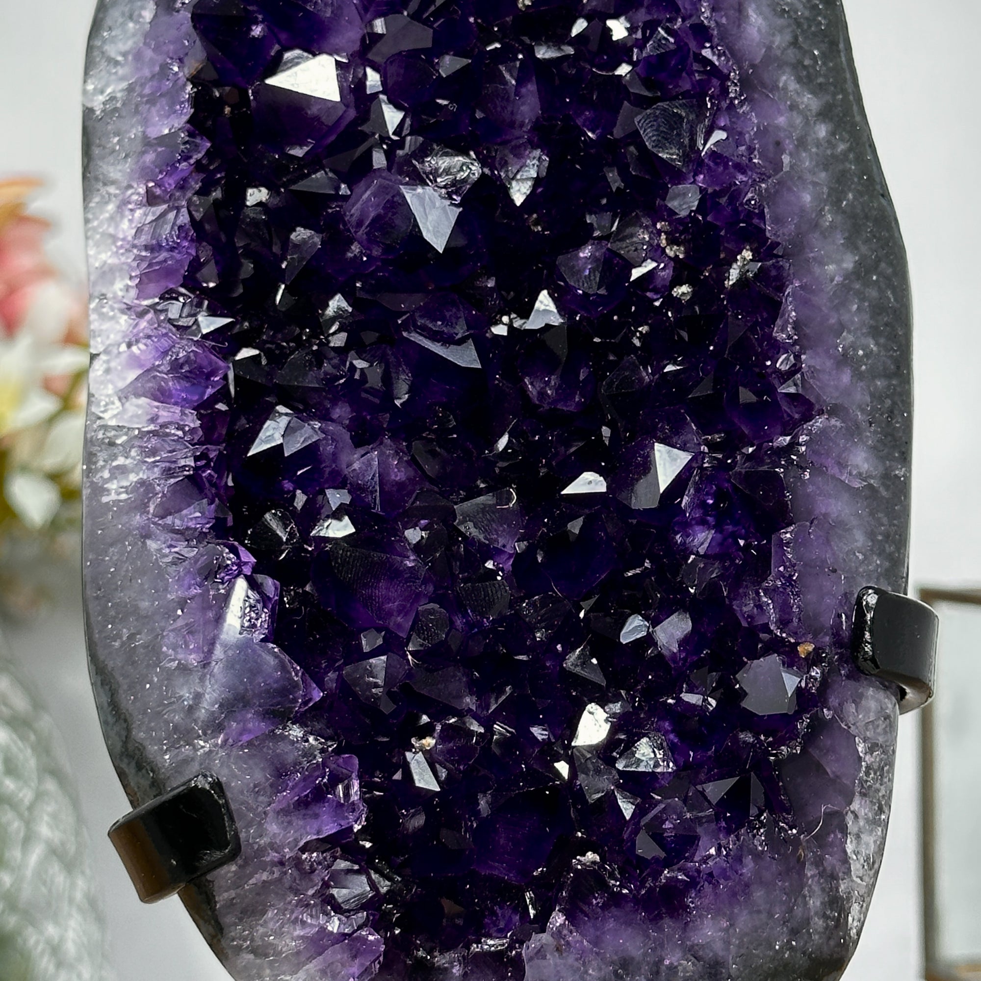 Premium Quality Natural Deep Purple Amethyst Stone, Perfect for Your Yoga and Meditation Space - MWS0954