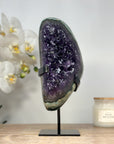 Deep Purple Natural Amethyst & Green Jasper CLuster Specimen - MWS1482