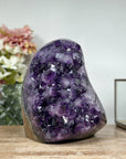 Natural Amethyst Cathedral with Huge Deep Purple Crystals - CBP1060