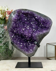 Natural Large Amethyst Cluster Geode with Shinny Crystals - AWS1417